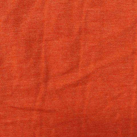 Orange Marl Jersey Knit, Acrylic-Viscose