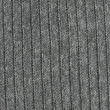 Grey Marl Rib Knit, Viscose-Poly — texture
