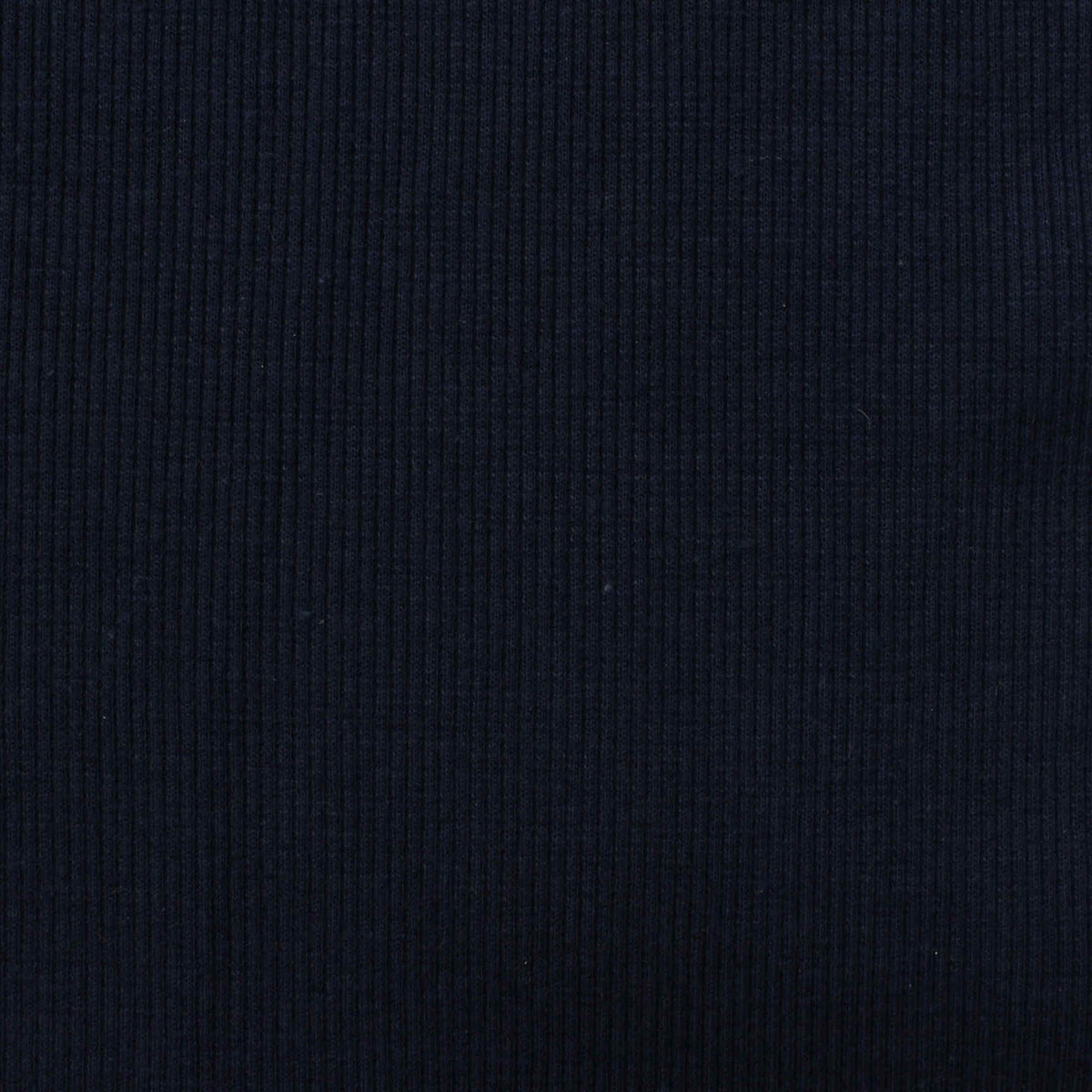Dark Navy Rib Knit, Poly-Cotton