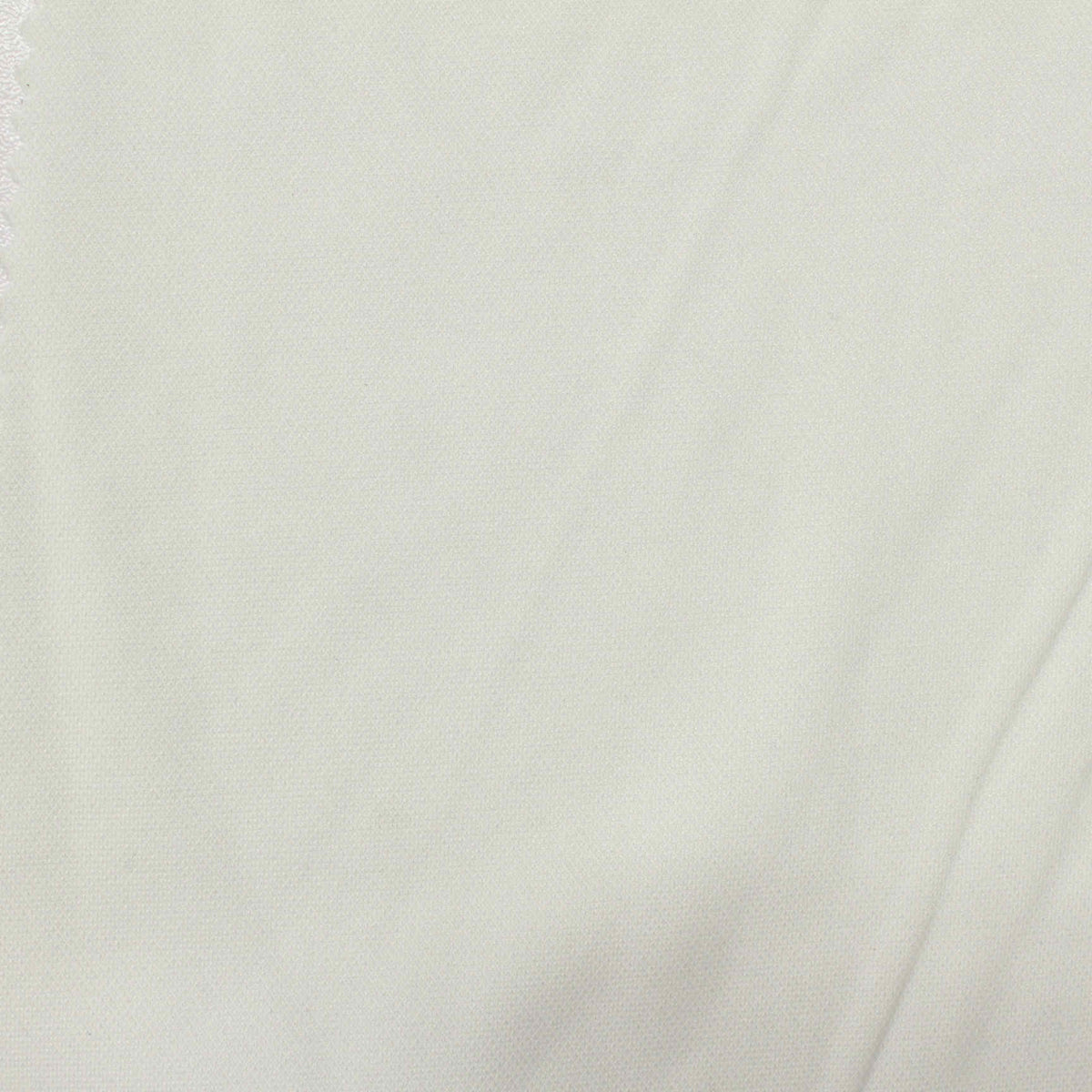 Polyester Stretch Interlock Knit Fabric, 195 gsm — White