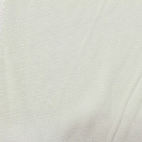 Polyester Stretch Interlock Knit Fabric, 195 gsm — White