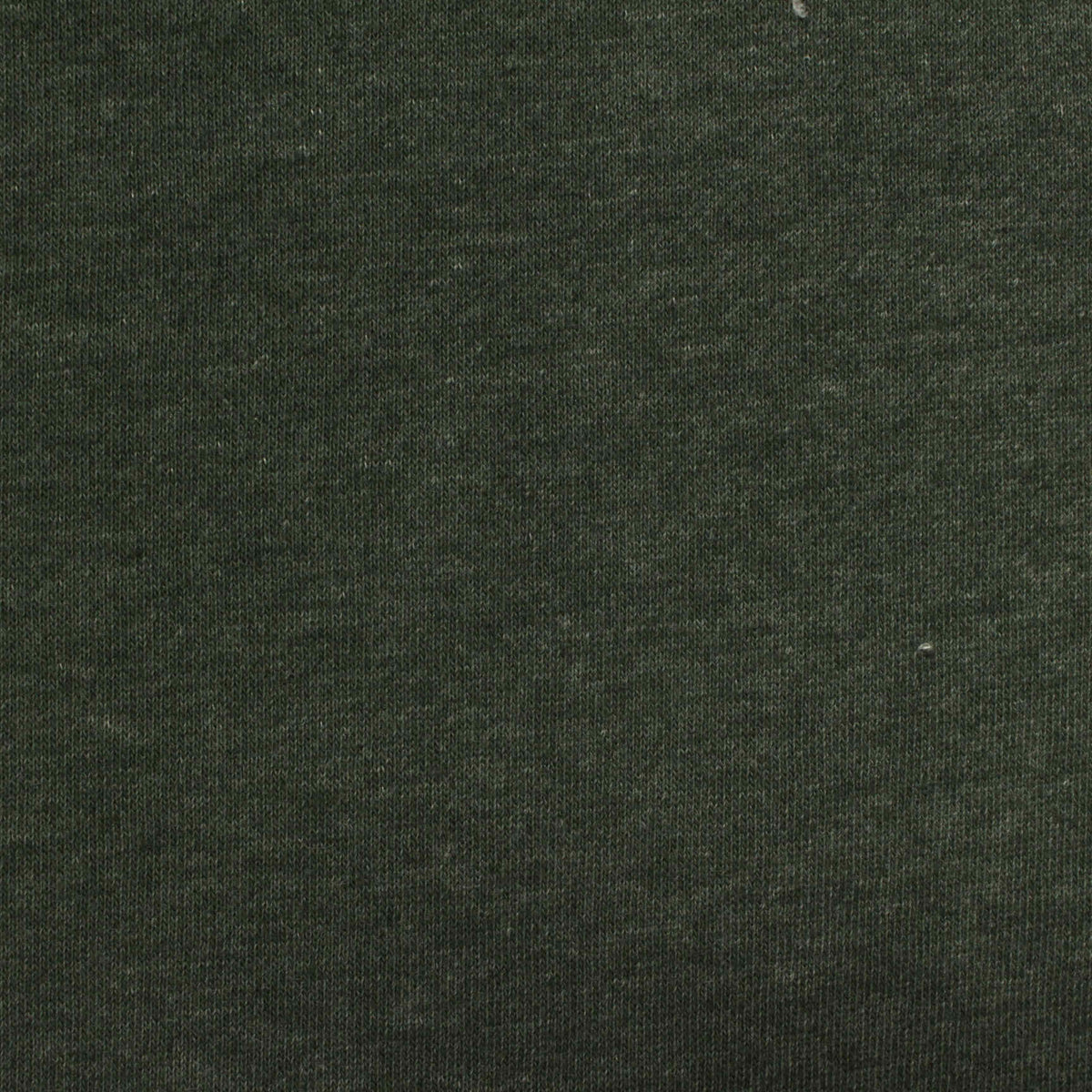 Dark Green Marl French Terry, Cotton-Poly, 273 gsm
