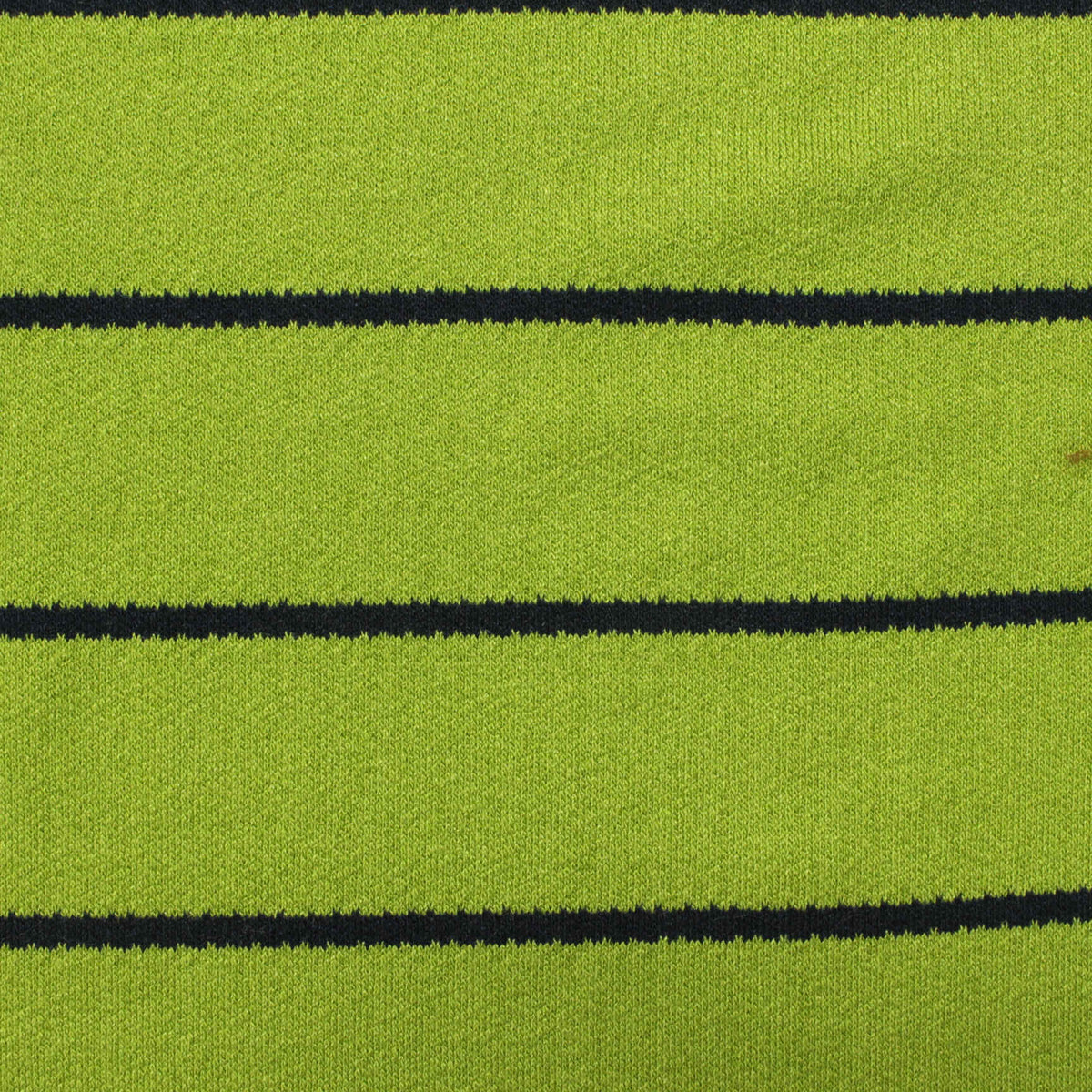 Lime Horizontal-Stripe Jersey Knit, Viscose