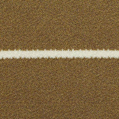 Olive Horizontal-Stripe Jersey Knit, Viscose