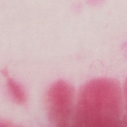 Pink Watercolor French Terry, Cotton