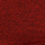 Red Marl Chunky Knit, Viscose-Poly