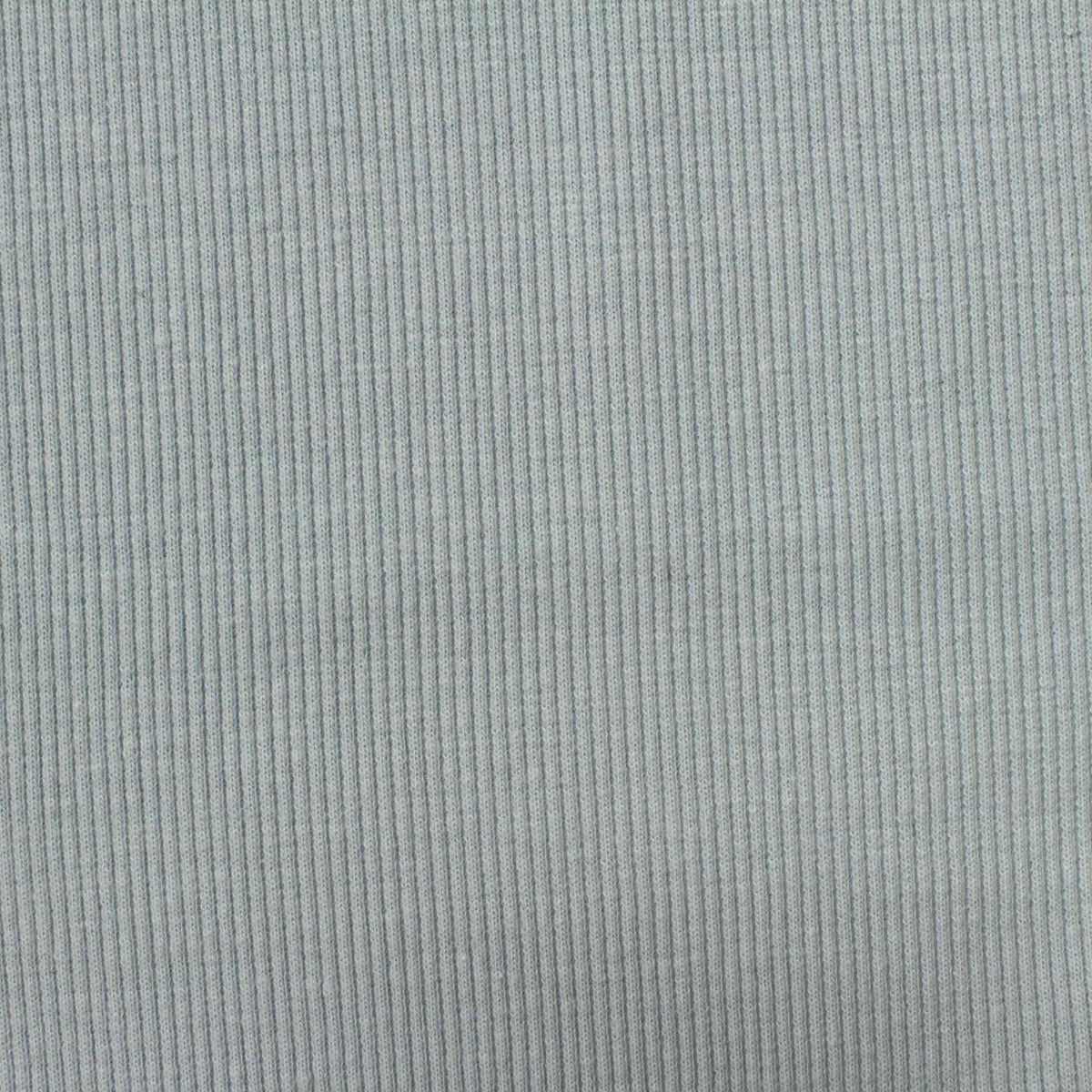 Polyester Cotton Stretch Rib Knit Fabric, 337 gsm, 115 cm — Blue