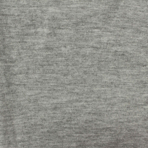 Grey Marl Jersey Knit, Poly-Cotton, 139 gsm