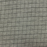 Black Check Interlock Knit