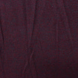 Dark Red Marl Chunky Knit, Viscose-Poly