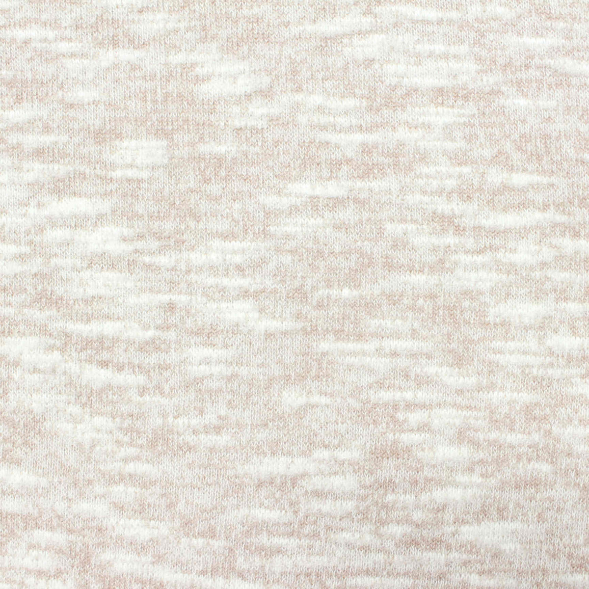 Light Beige Marl Chunky Knit, Viscose-Poly, 172 gsm
