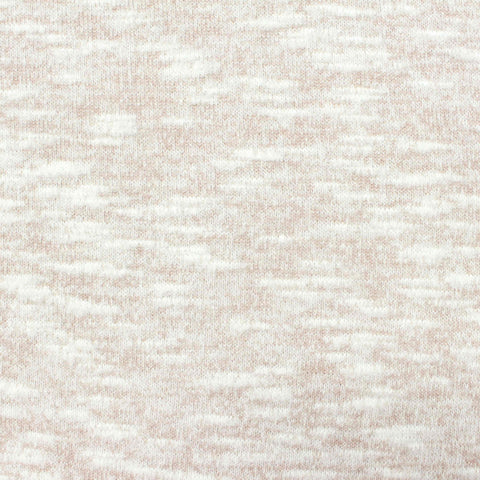 Light Beige Marl Chunky Knit, Viscose-Poly, 172 gsm