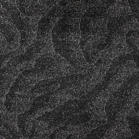 Black Leopard Knit, Nylon-Metallic