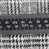 Black Houndstooth Knit, Poly-Viscose — texture