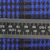 Blue Houndstooth Knit, Polyester — texture