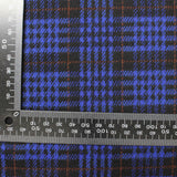 Blue Houndstooth Knit, Polyester