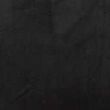 Polyester Stretch Faux Suede Fabric, 226 gsm, 150 cm — Black