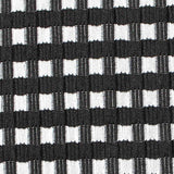 Black Check Jacquard, Polyester — texture