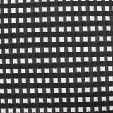 Black Check Jacquard, Polyester