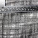 Black Plaid Knit, Polyester