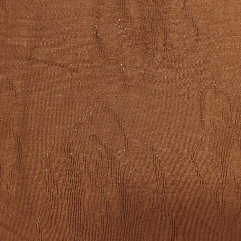 Brown Tone-on-Tone Jacquard, Poly-Viscose