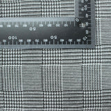 Black Plaid Knit, Polyester