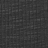 Dark Grey Geometric-Square Rib Knit, Polyester — texture