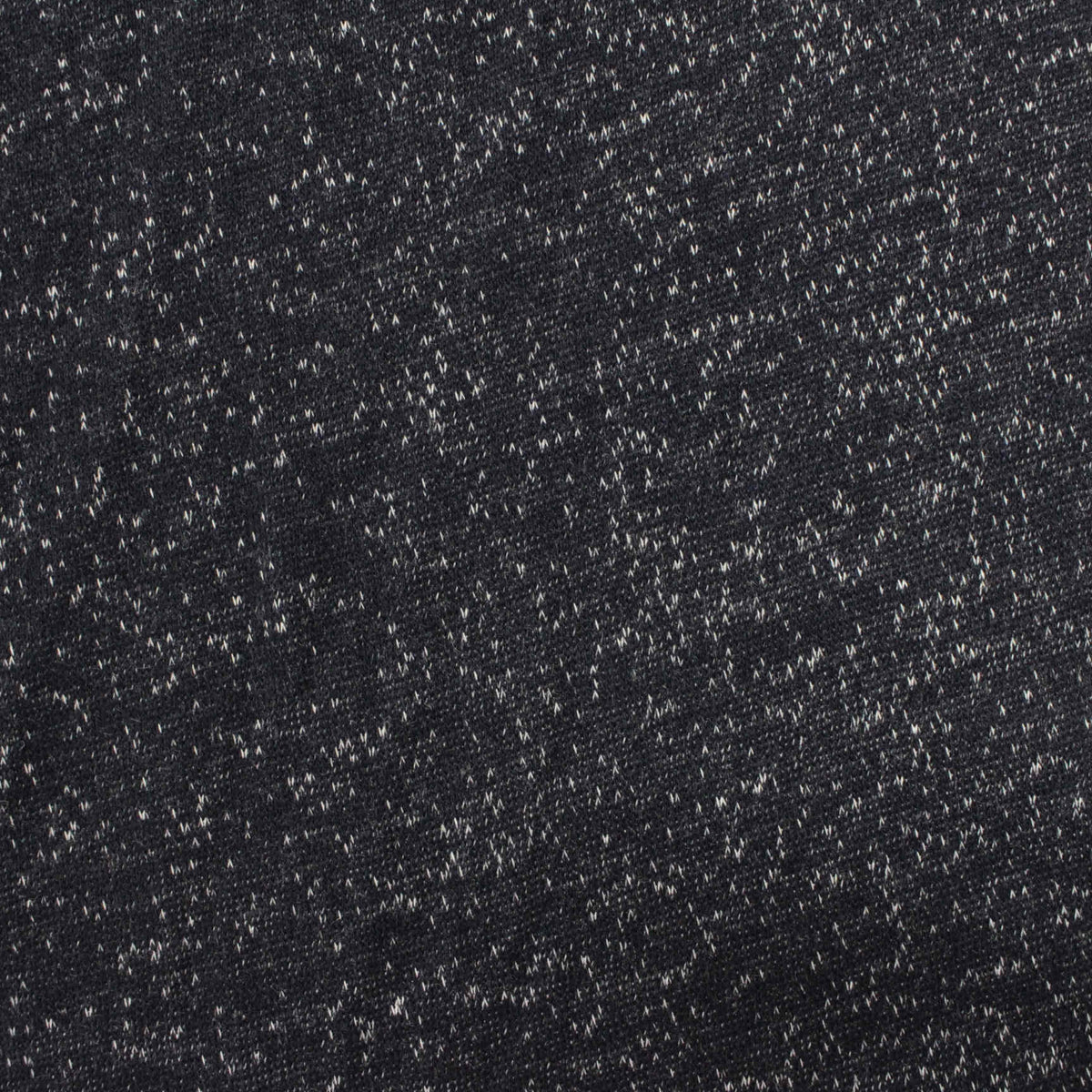 Black Marl French Terry, Poly-Viscose, 267 gsm