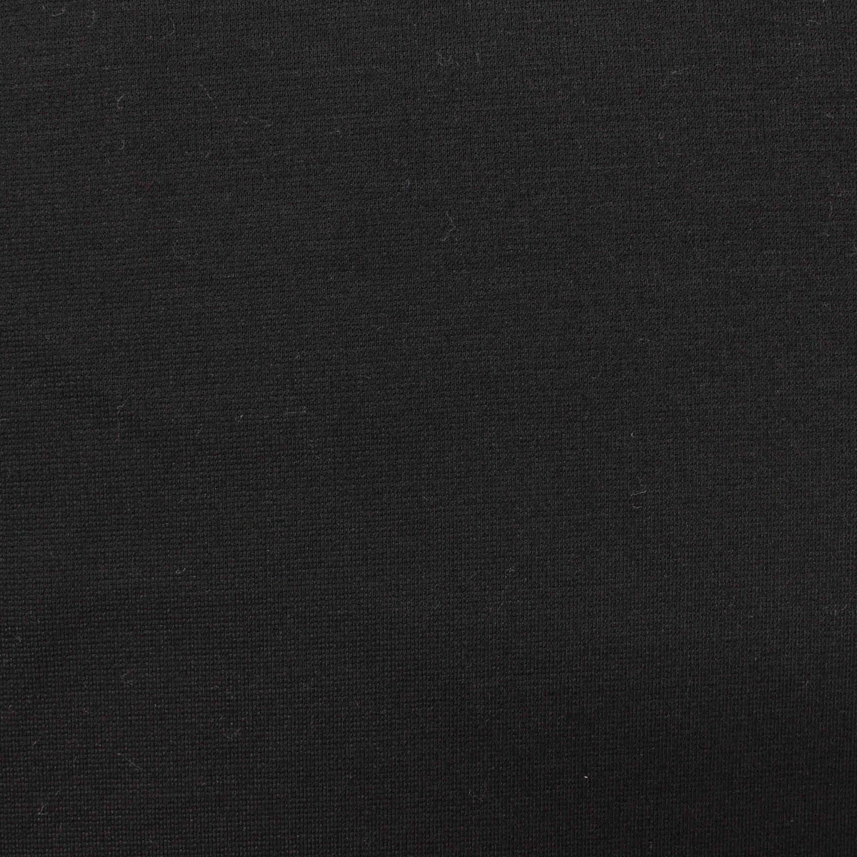 Viscose Nylon Stretch Ponte Knit Fabric, 289 gsm, 155 cm — Black
