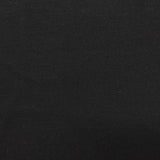 Viscose Nylon Stretch Ponte Knit Fabric, 289 gsm, 155 cm — Black