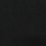 Brushed Polyester Viscose Stretch Chunky Knit Fabric, 199 gsm, 131 cm — Black