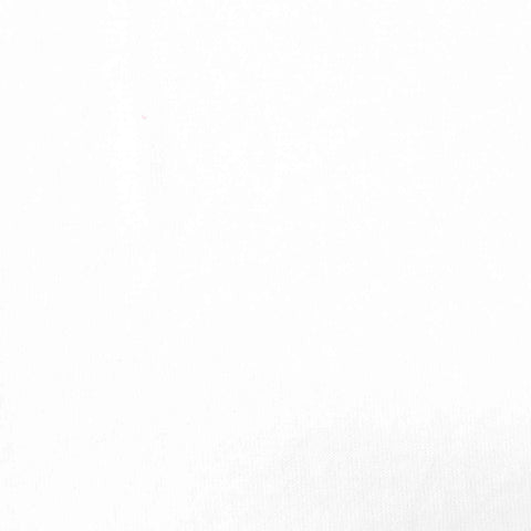 Brushed Polyester Stretch Jersey Knit Fabric, 205 gsm, 166 cm — White