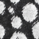Black Leopard Jacquard, Viscose-Poly — texture
