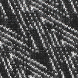 Black Zigzag Jacquard, Viscose-Poly — texture