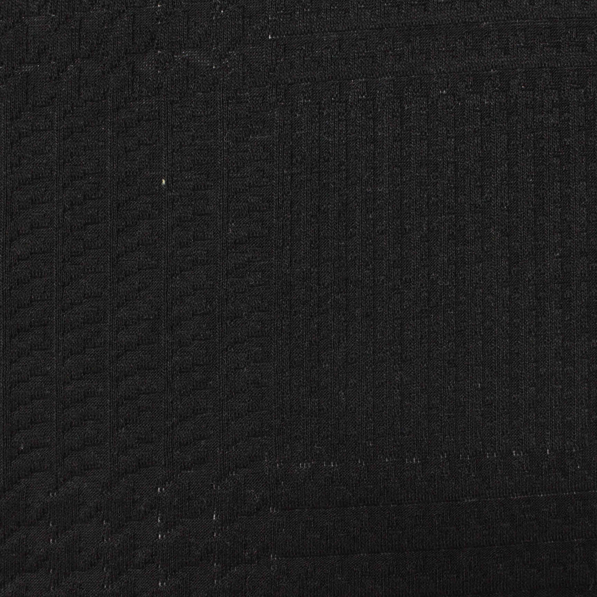 Black Textured Jacquard, Poly-Viscose