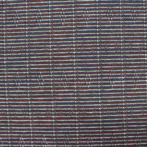 Dark Red Fine-Check Jacquard, Poly-Viscose
