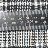 Black Plaid Jacquard, Polyester — texture