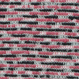 Pink Horizontal-Dash Pointelle Knit, Poly-Cotton — texture
