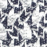 Black Geometric Chunky Knit, Cotton-Poly — texture