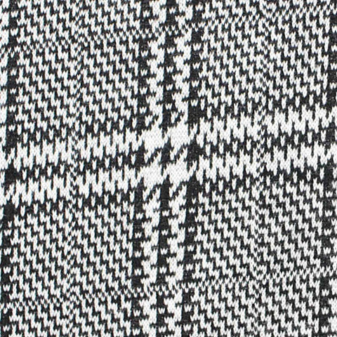 Black Plaid Jacquard, 279 gsm