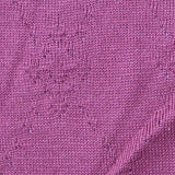 Purple Marl Pointelle Knit, Cotton-Modal — texture