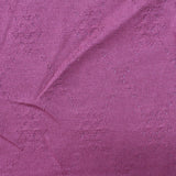 Purple Marl Pointelle Knit, Cotton-Modal