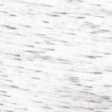 White Marl Rib Knit, Poly-Viscose