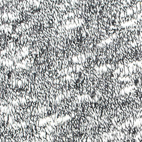 Black Marl Chunky Knit, Cotton-Poly, 312 gsm