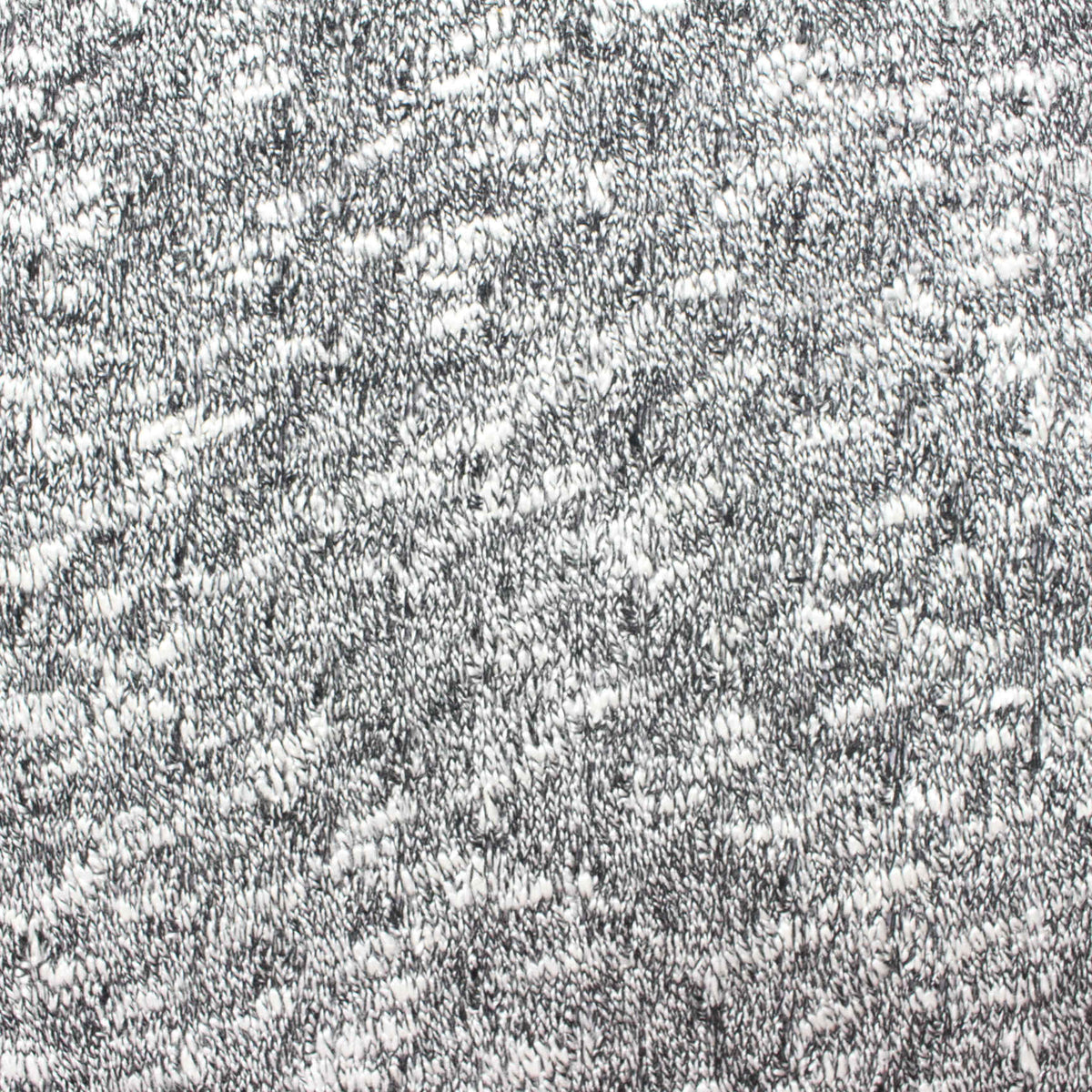 Black Marl Chunky Knit, Cotton-Poly, 312 gsm
