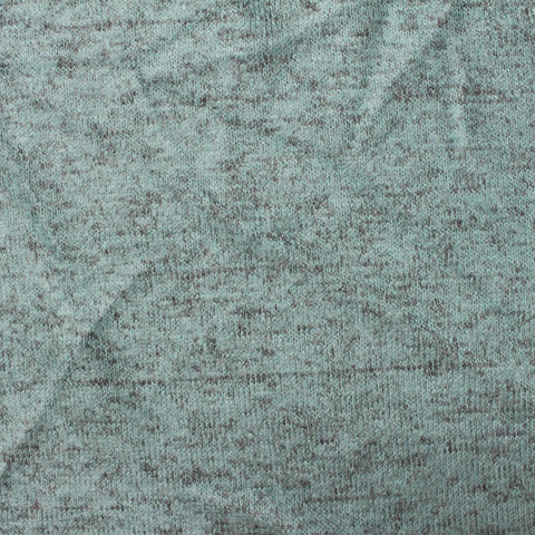 Light Blue Marl Chunky Knit, Viscose-Poly, 189 gsm