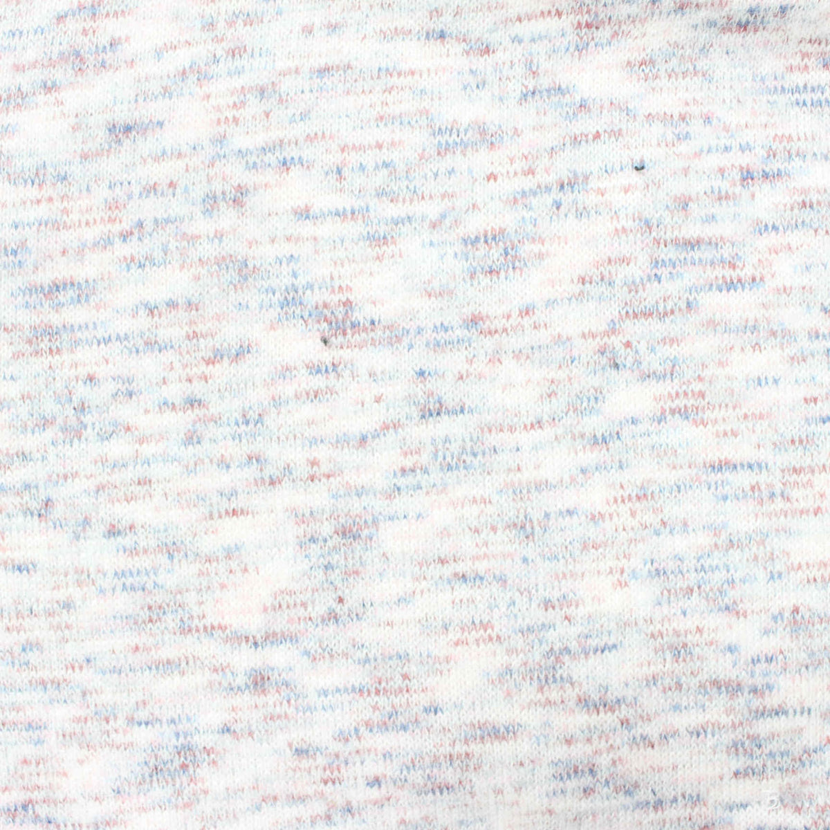 White Marl Chunky Knit, Viscose-Poly, 199 gsm