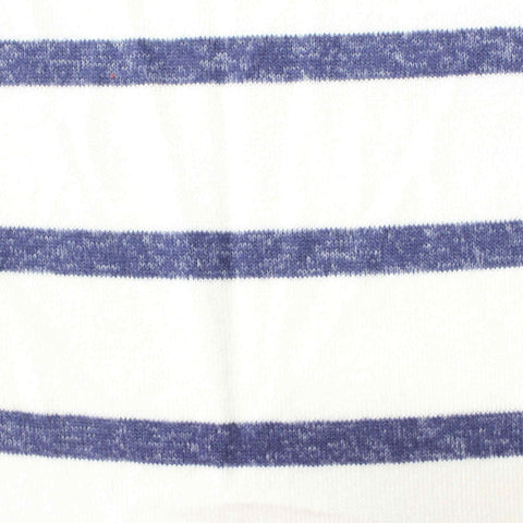 Blue Marl Chunky Knit, Viscose-Poly, 231 gsm