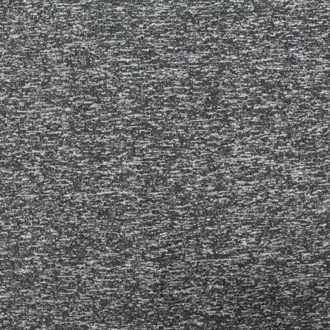 Dark Grey Marl Jersey Knit, Polyester, 327 gsm
