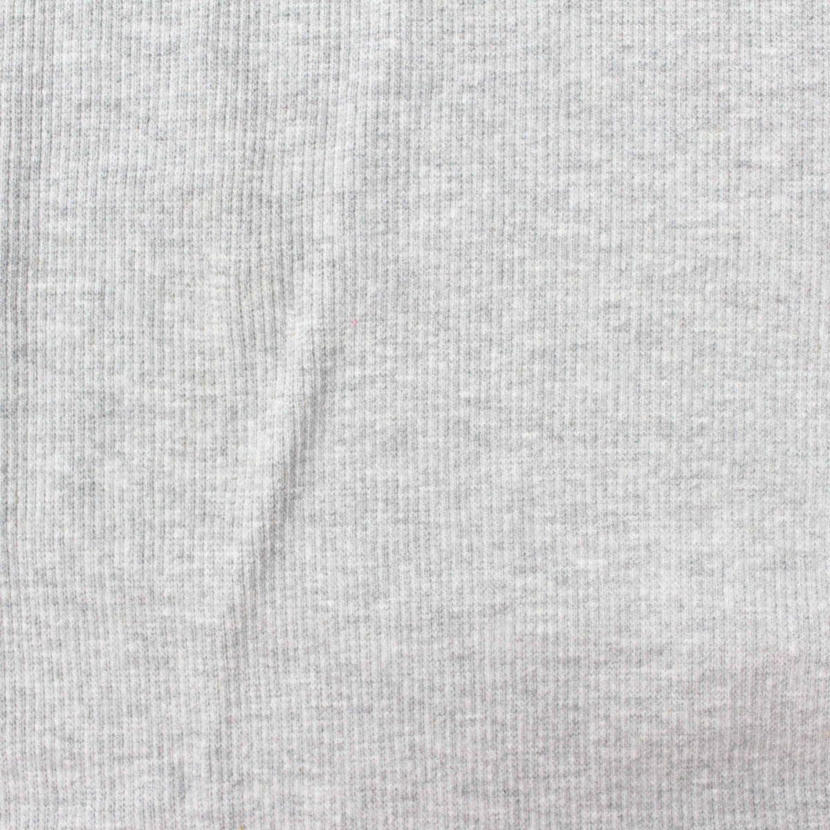 Light Grey Marl Rib Knit, Cotton-Poly, 280 gsm